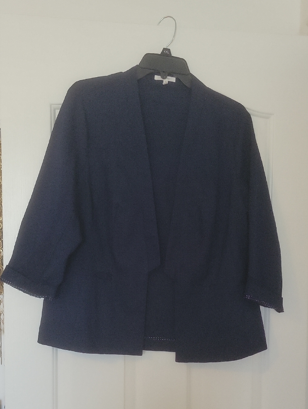 Maurices Navy Open-Front Blazer
